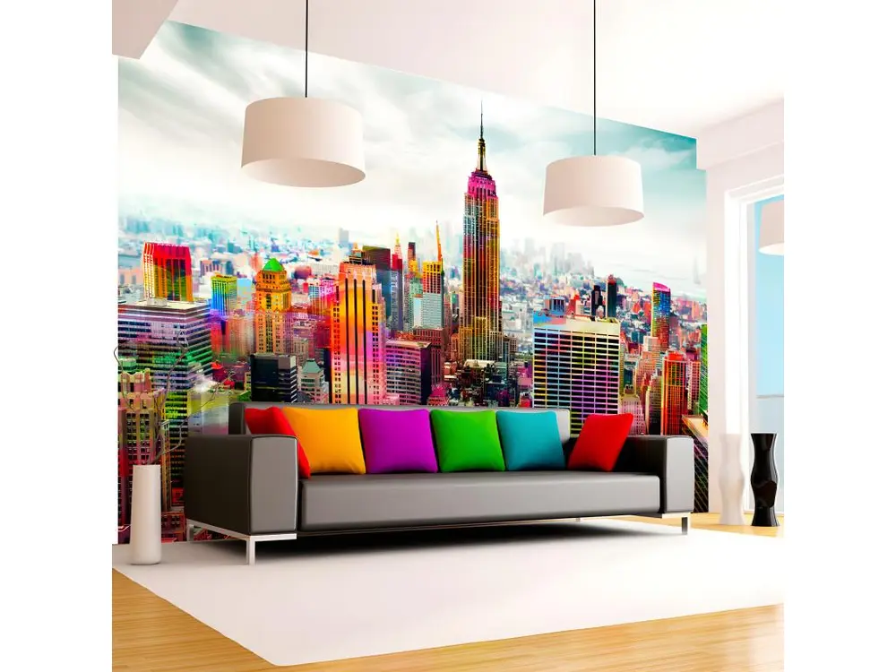 Papier peint intissé Ville et Architecture Colors of New York City : Taille - 400 x 280 cm