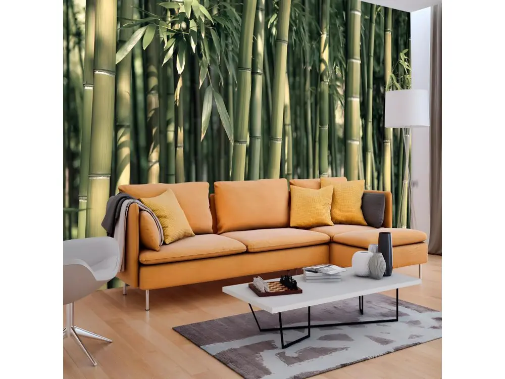 Papier peint intissé Orient Bamboo Exotic : Taille - 400 x 280 cm