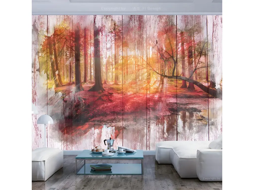 Papier peint intissé Paysages Autumnal Forest : Taille - 150 x 105 cm