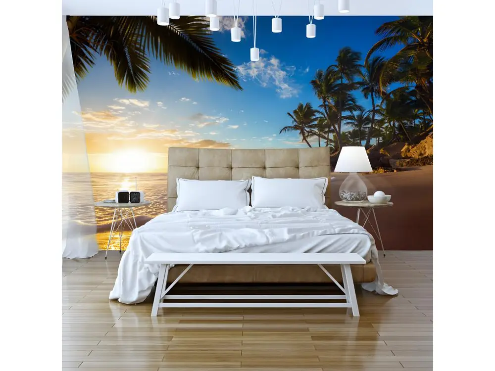 Papier peint intissé Paysages Tropical Beach : Taille - 300 x 210 cm