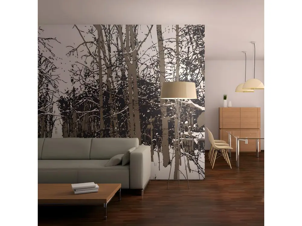 Papier peint intissé Paysages arbres - automne : Taille - 300 x 231 cm