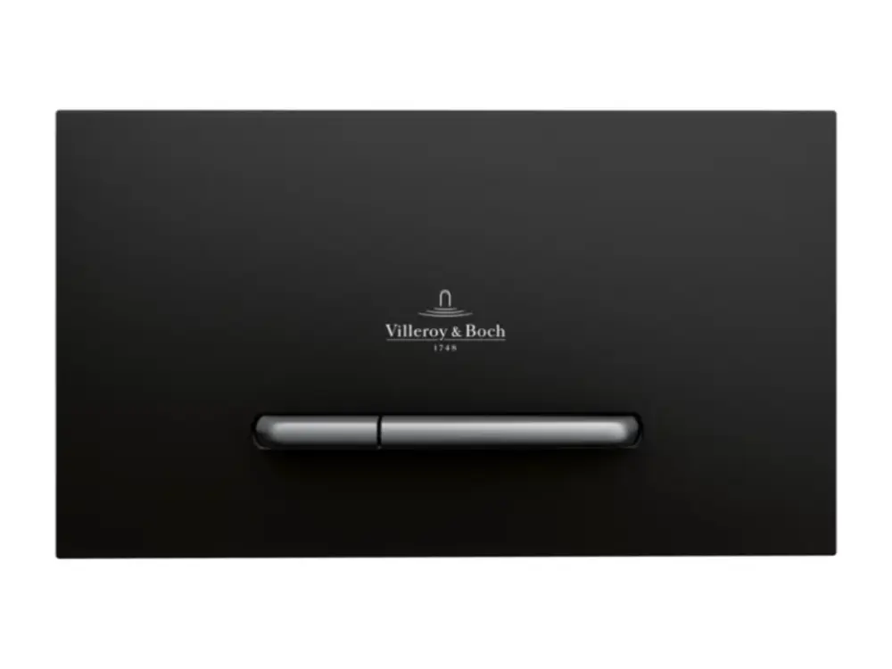 Plaque de commande Villeroy & Boch ViConnect noir mat