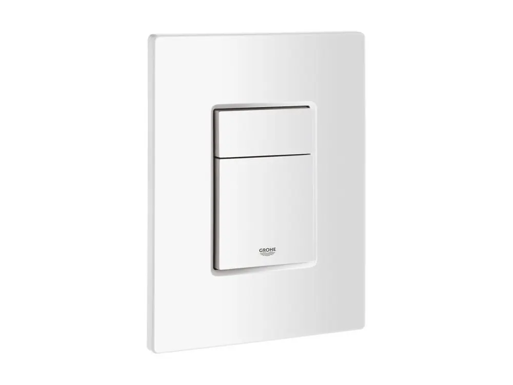 Even Plaque de commande WC carré blanc Quickfix Grohe