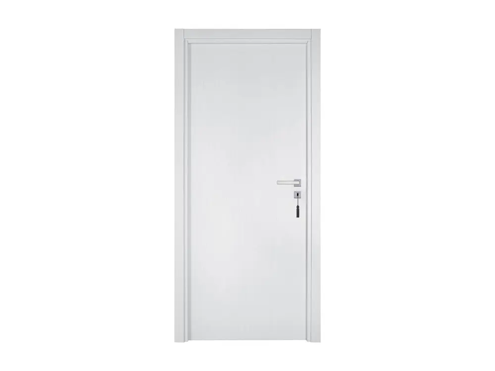 Bloc-porte pose fin de chantier collection Premium Miro, H.204 x l.93 cm, aspect chêne blanc, réversible