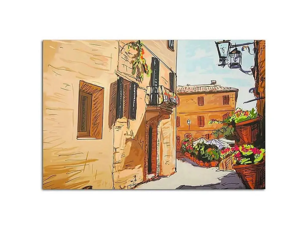 Tableau bois toscane 6 - 40 x 30 cm