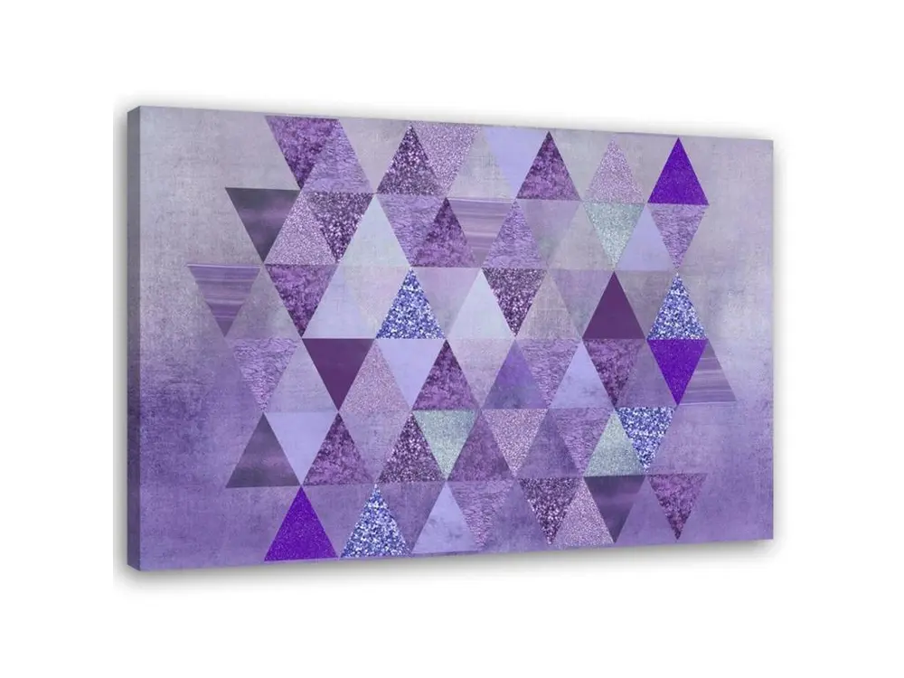 Tableau conception triangulaire - 70 x 50 cm