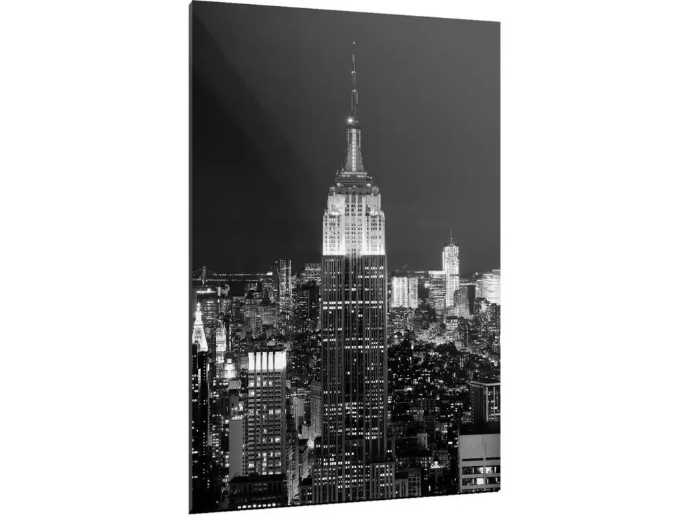 Tableau empire state building by night - 40 x 60 cm