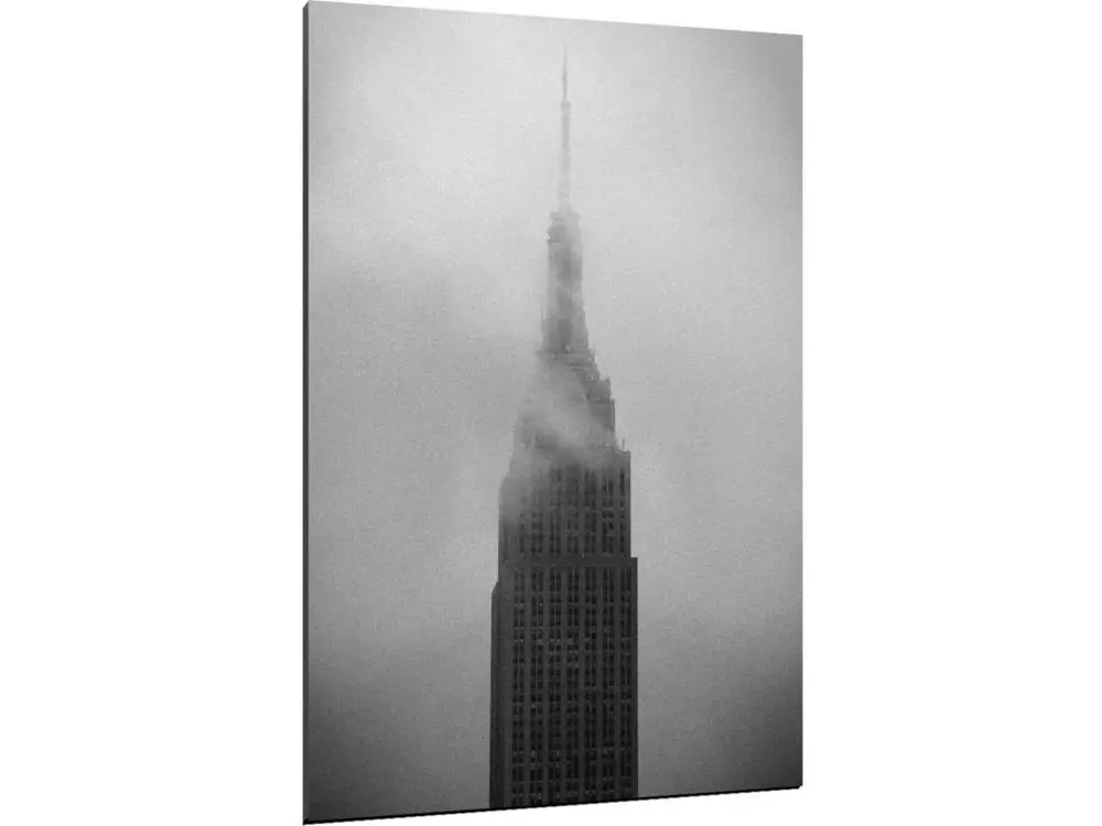 Tableau empire state building dans la brume - 80 x 120 cm