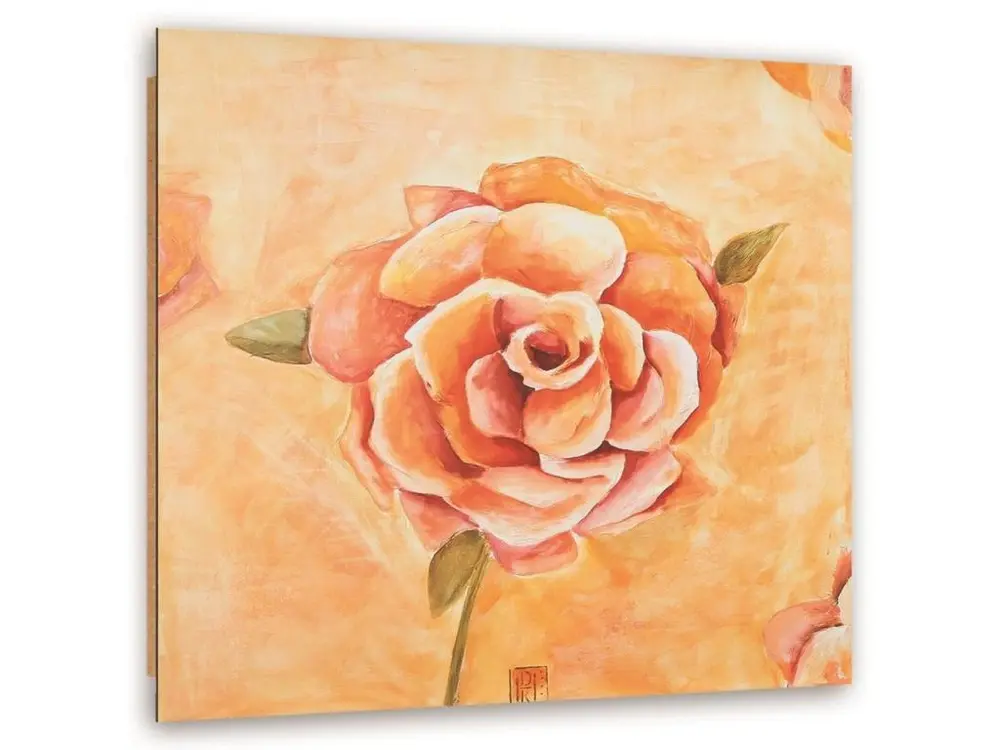 Tableau photo de bois rose - 50 x 50 cm