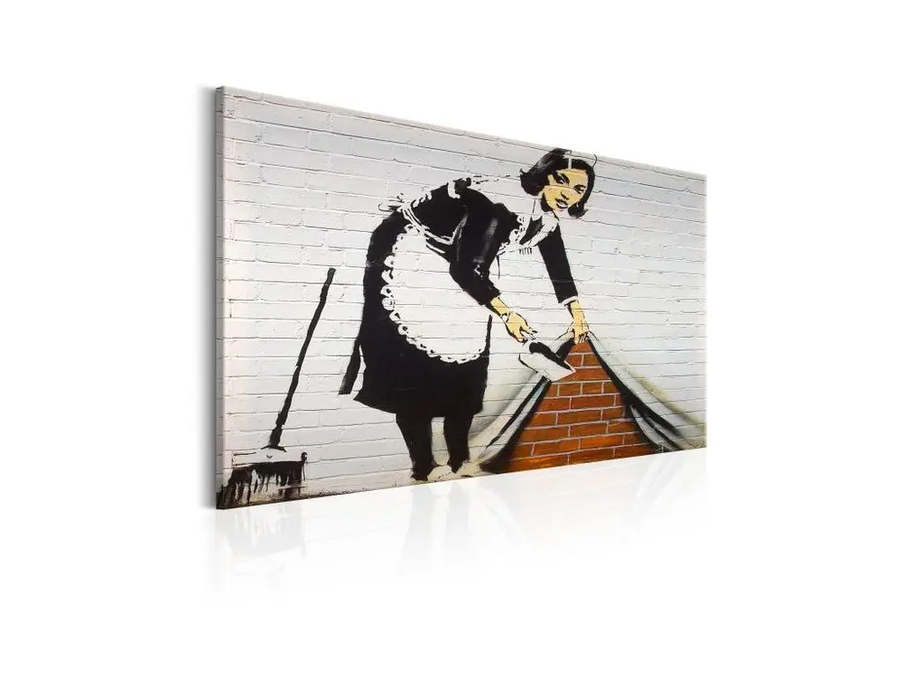 Tableau Maid in London by Banksy : Taille - 60 x 40 cm