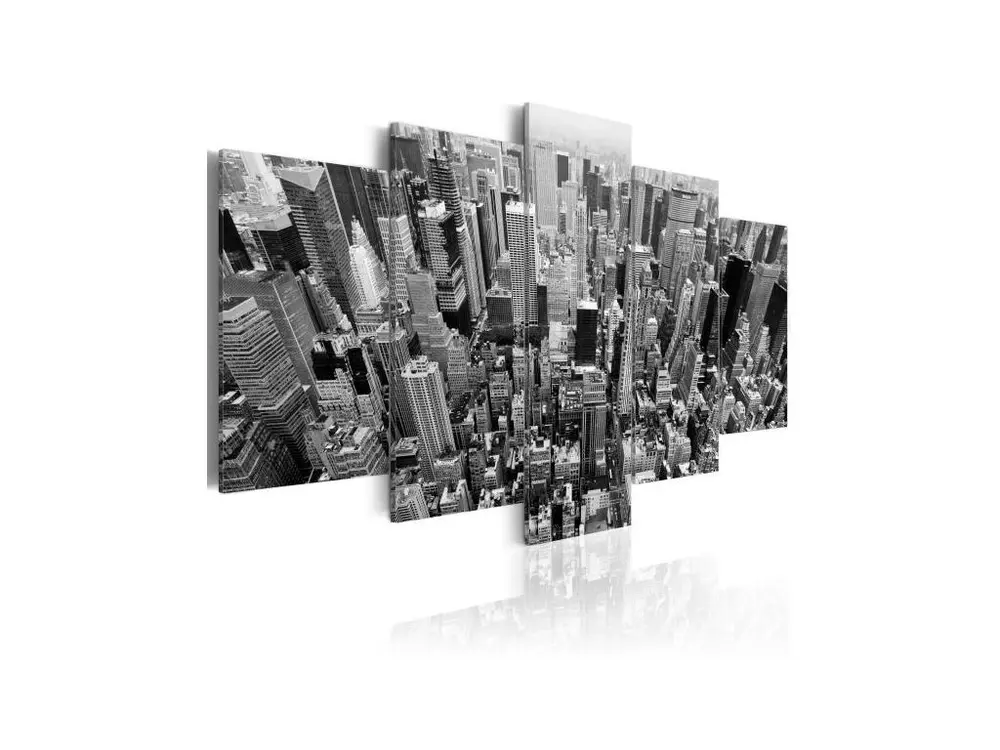 Tableau Villes Gratte-ciels de New York : Taille - 200 x 100 cm