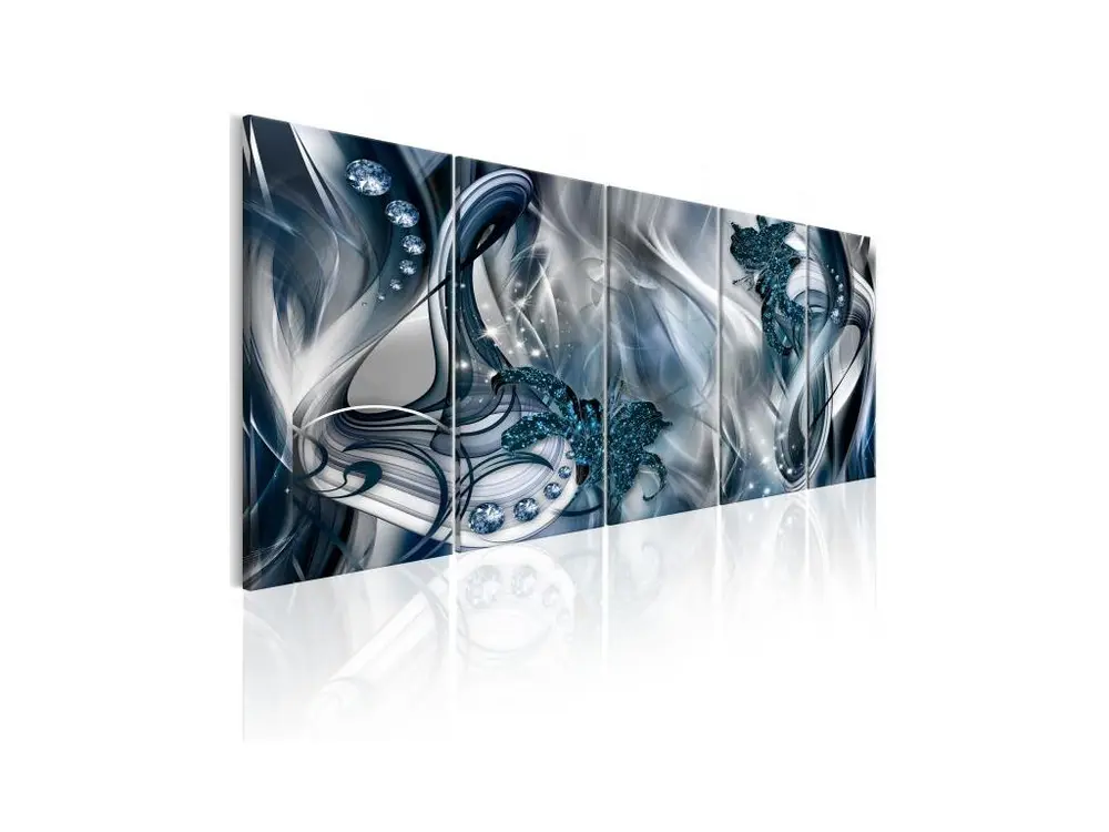 Tableau Blue Glow : Taille - 200 x 80 cm