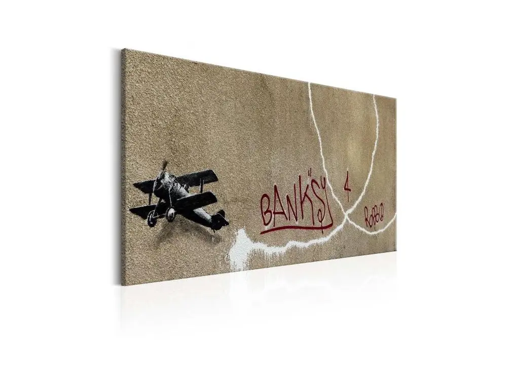 Tableau Love Plane by Banksy : Taille - 60 x 40 cm