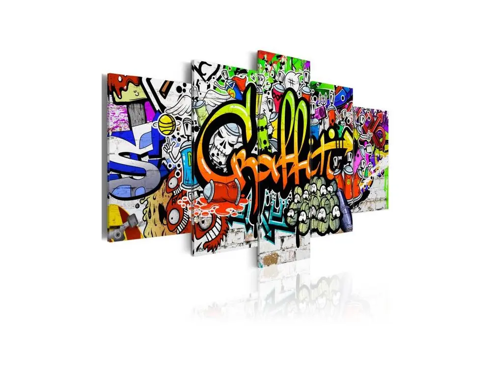 Tableau Artistic Graffiti : Taille - 100 x 50 cm