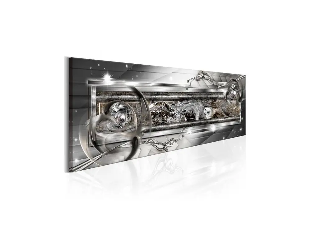 Tableau Silver Source : Taille - 135 x 45 cm