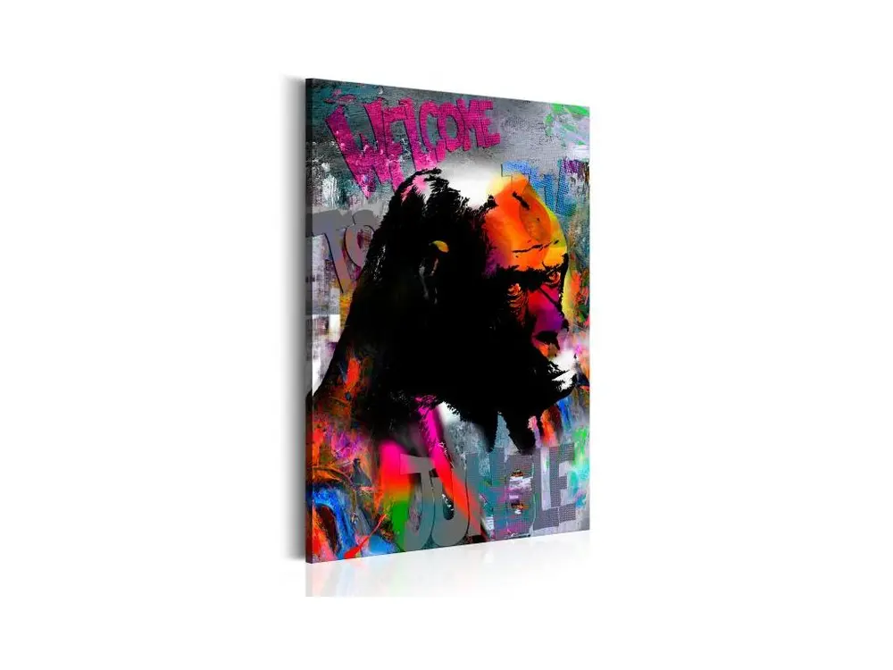 Tableau Welcome to the Jungle : Taille - 80 x 120 cm