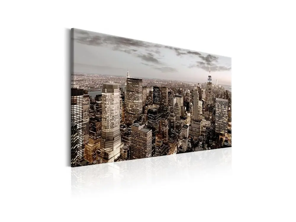 Tableau Villes New York at Dawn : Taille - 90 x 60 cm