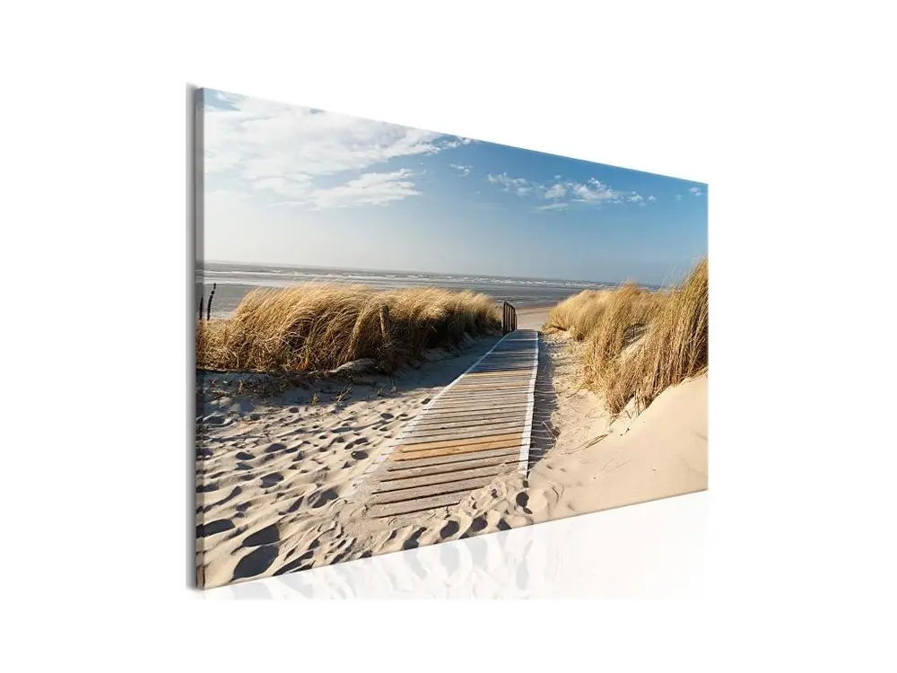 Tableau Plage vierge : Taille - 135 x 45 cm