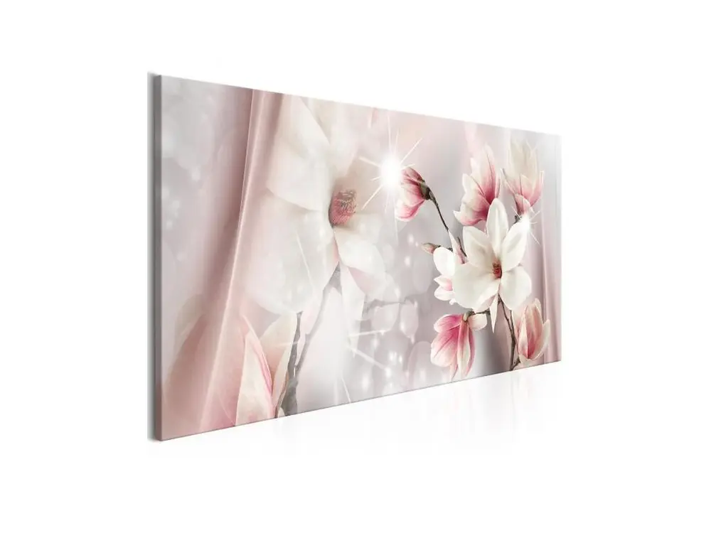 Tableau Fleurs Magnolia Reflection (1 Part) Narrow : Taille - 120 x 40 cm