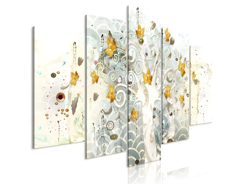 Tableau Autumn Leaves (5 Parts) Wide : Taille - 200 x 100 cm