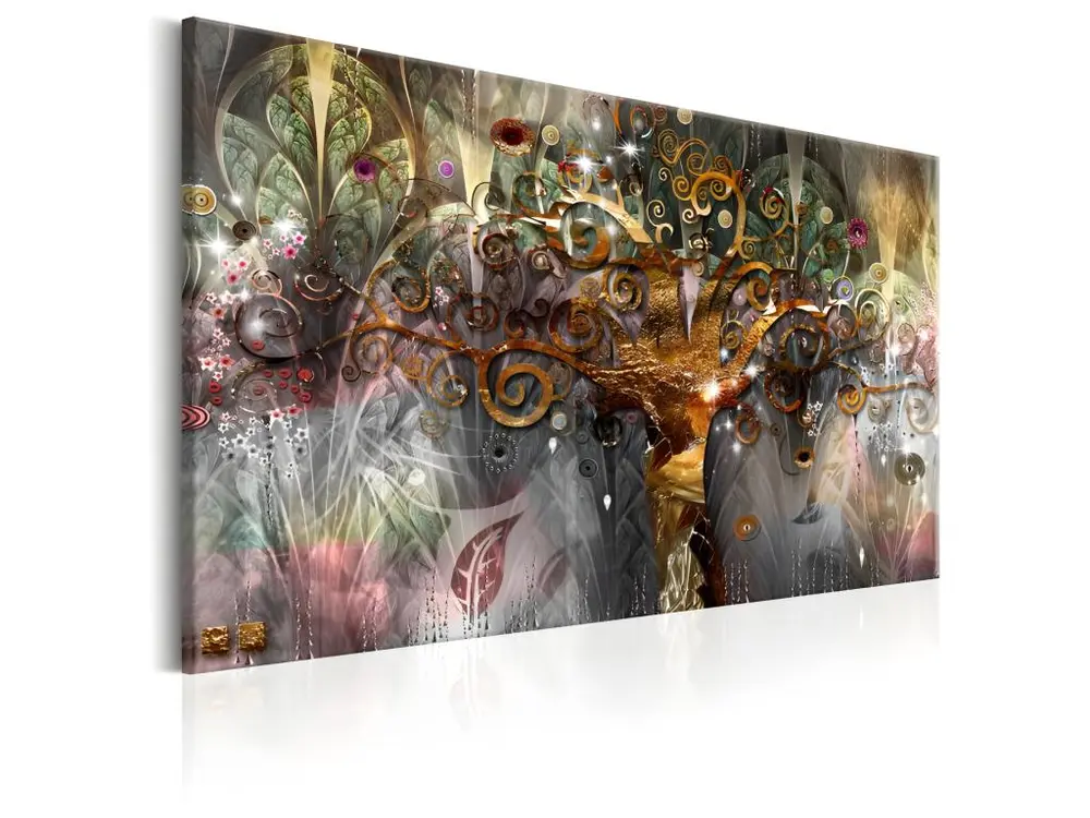 Tableau Gold Tree : Taille - 90 x 60 cm