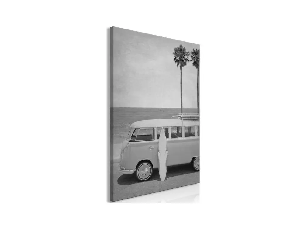 Tableau Vintage Holiday Travel (1 Part) Vertical : Taille - 40 x 60 cm