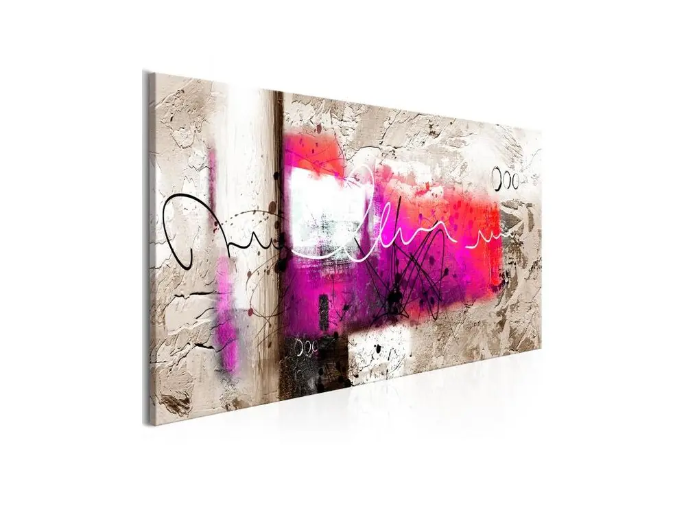 Tableau Hammer (1 Part) Pink Narrow : Taille - 150 x 50 cm