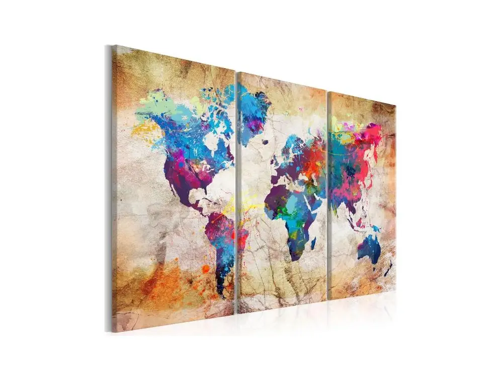 Tableau Cartes du monde Maps: Urban Style : Taille - 90 x 60 cm