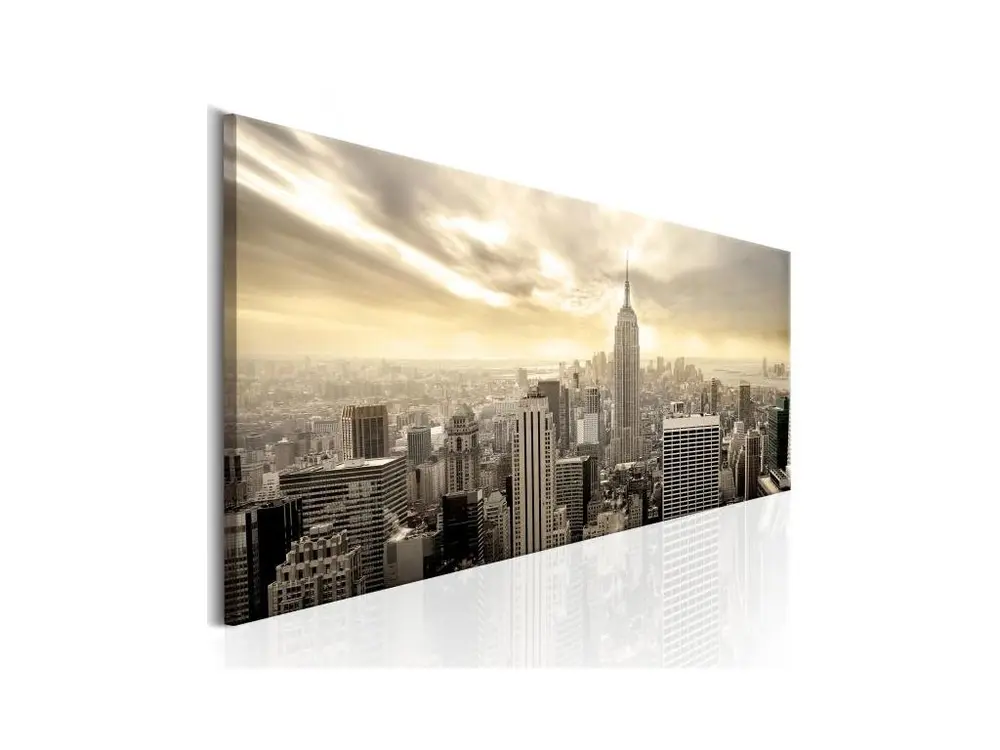 Tableau Villes City in the Sun : Taille - 150 x 50 cm